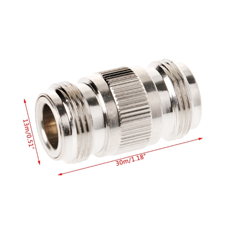 N-Type Double Female Jacks RF Coupler WiFi Coaxial Antenna Adapter Barrel Connector N-Type Double Female Jacks RF Coupler WiFi Coaxial Antenna Adapter Barrel Connector